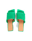 Ganni-Smock-Kitten-Heel-Mules-Kelly-Green