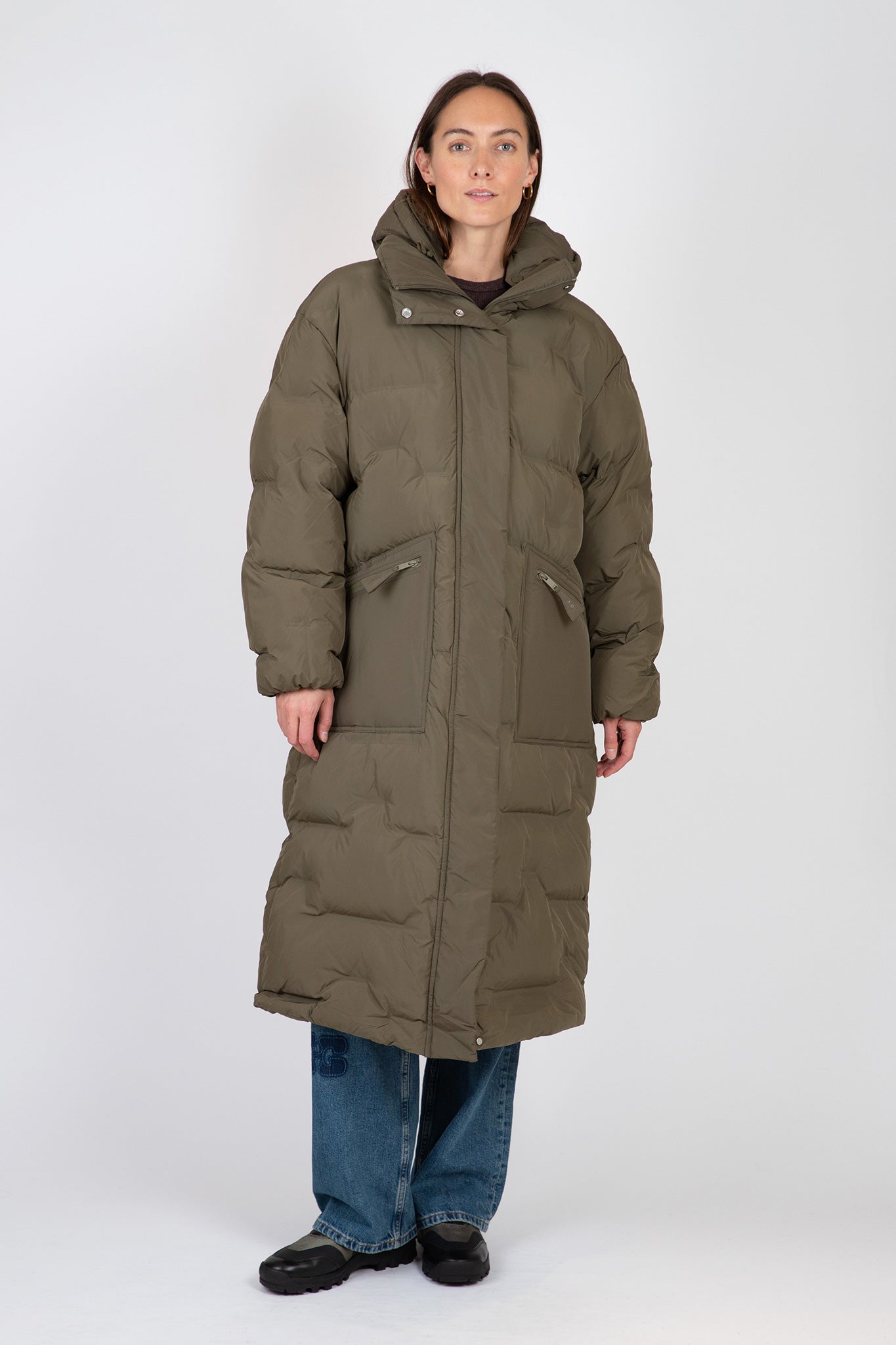 Soft Puffer Oversized Coat Jackets &amp; Coats Ganni   