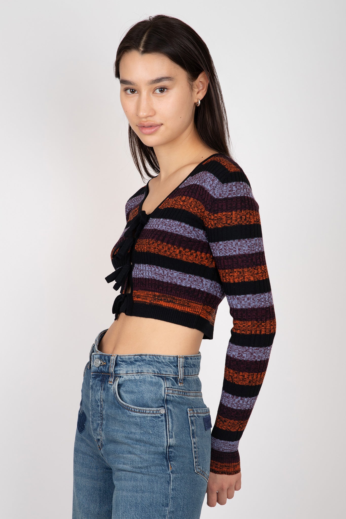    Ganni-Striped-Merino-Rib-Cropped-Cardigan-Multicolour