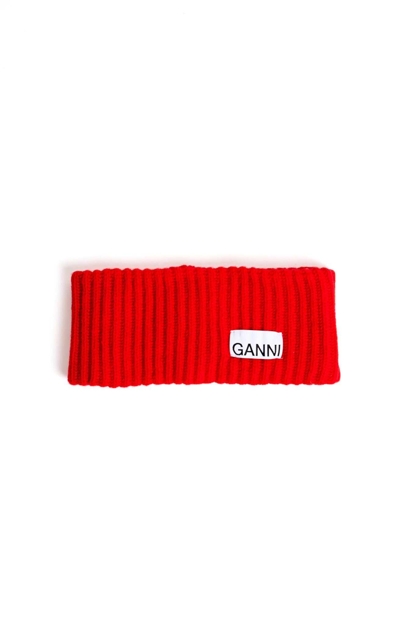   Ganni-Wool-Rib-Headband-Racing-Red