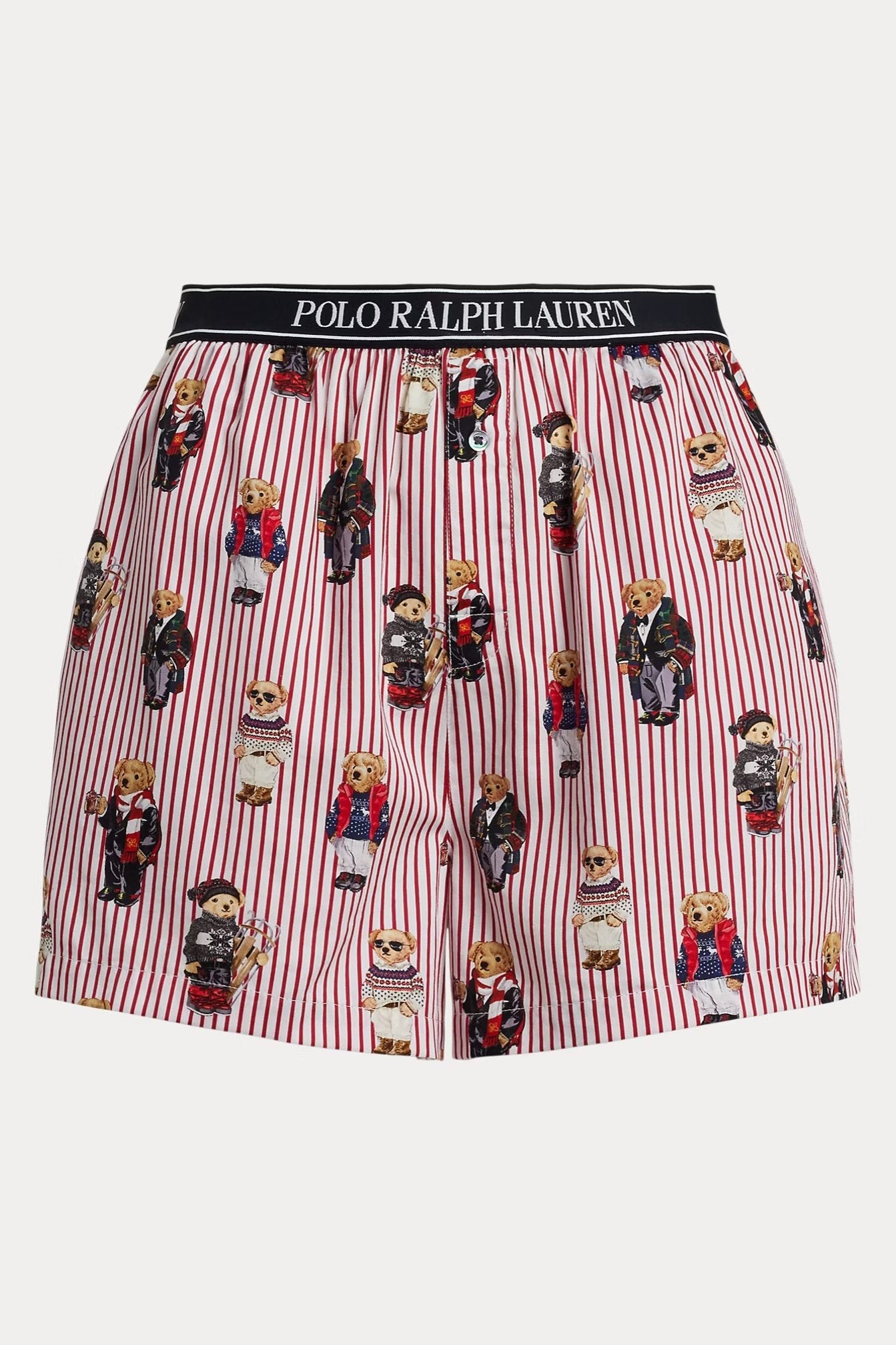Polo Bear Striped Cotton Boxer Sleepwear Polo Ralph Lauren