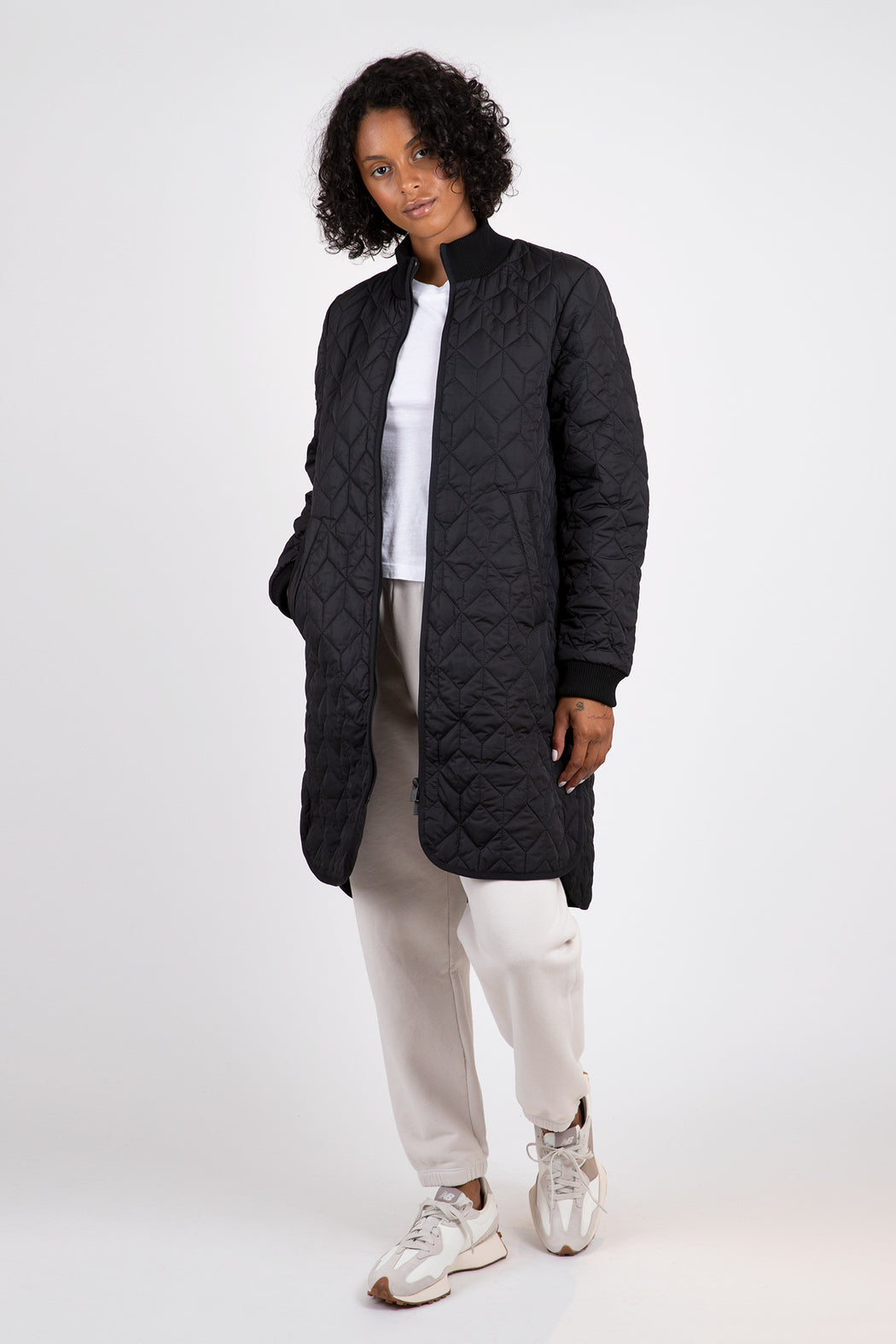    Ilse-Jacobsen-Padded-Quilt-Coat-Black