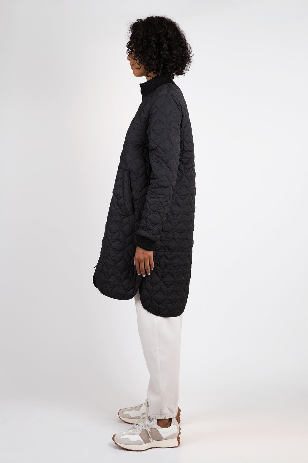    Ilse-Jacobsen-Padded-Quilt-Coat-Black