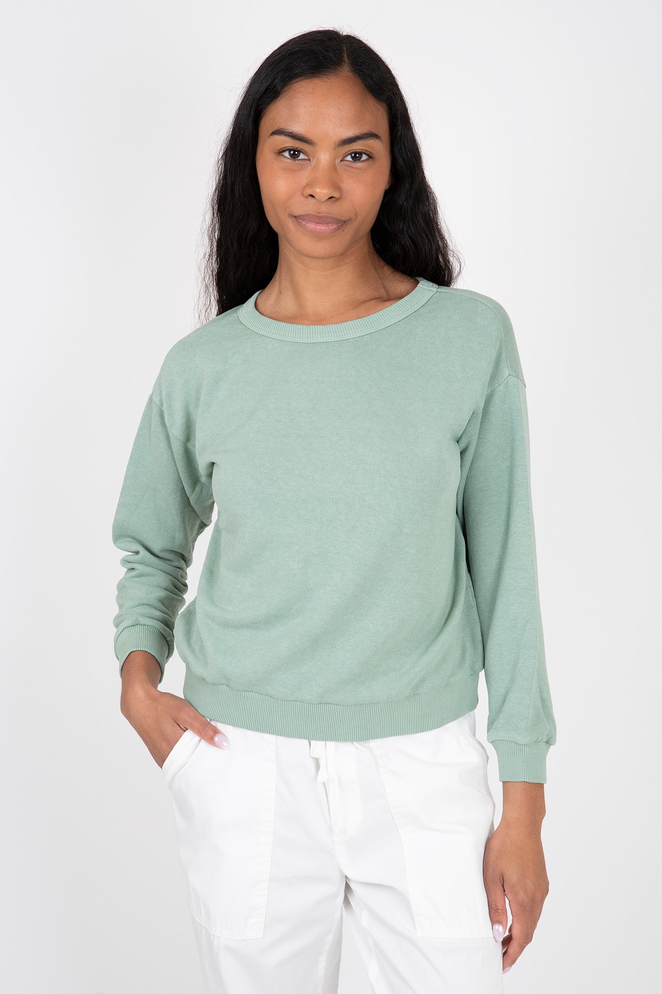Crux Cropped Sweatshirt Sweaters & Knits Jungmaven   