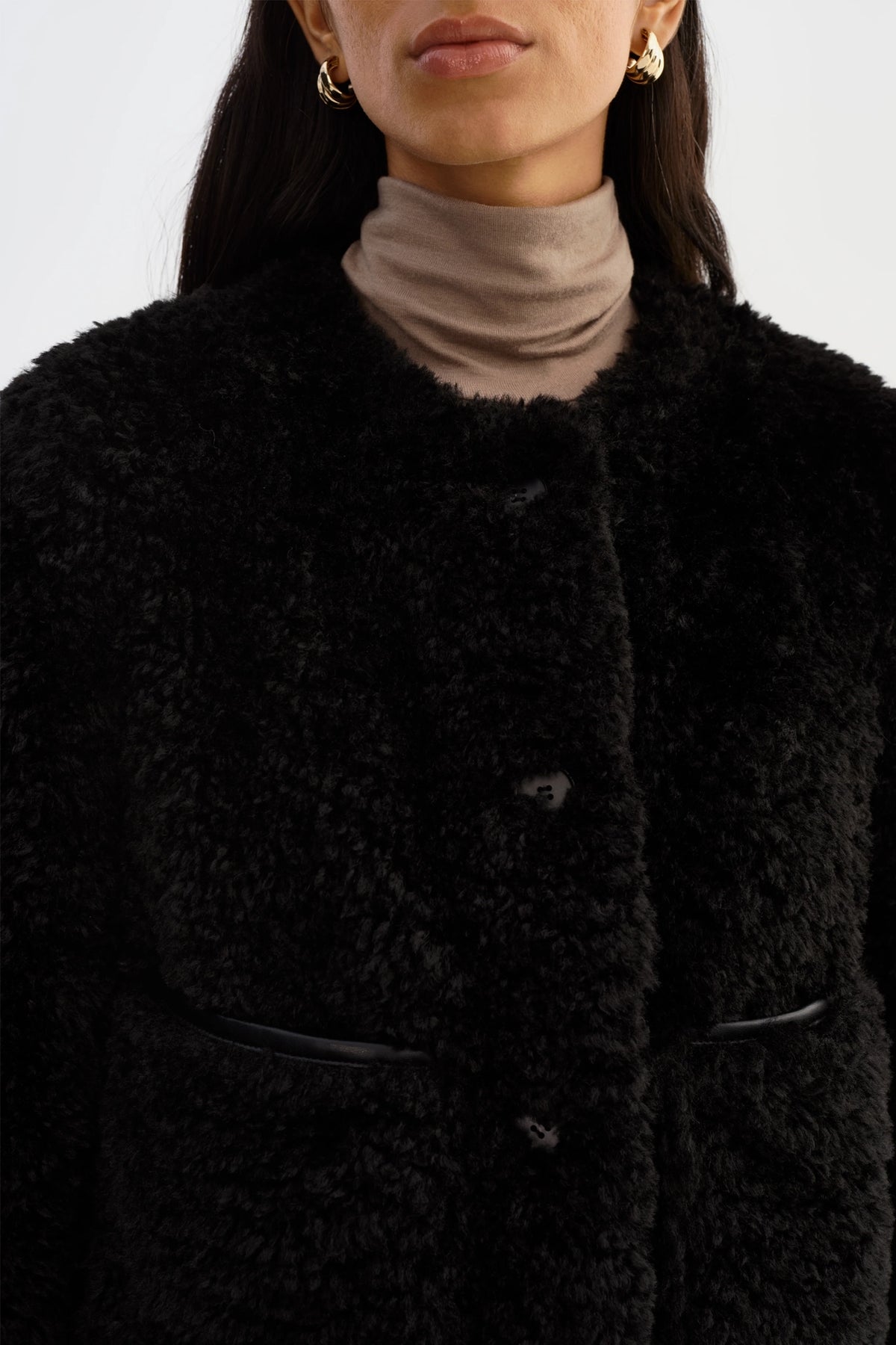 Emilia Sherpa Jacket Jackets &amp; Coats LAMARQUE