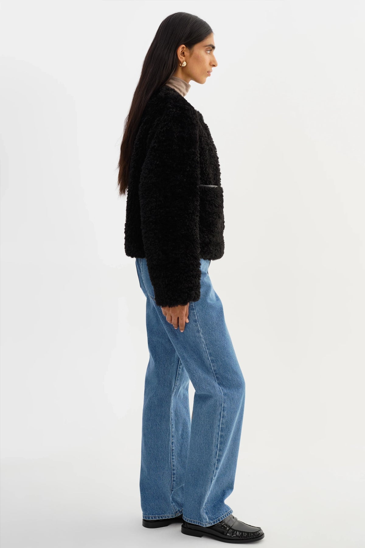 Emilia Sherpa Jacket Jackets &amp; Coats LAMARQUE
