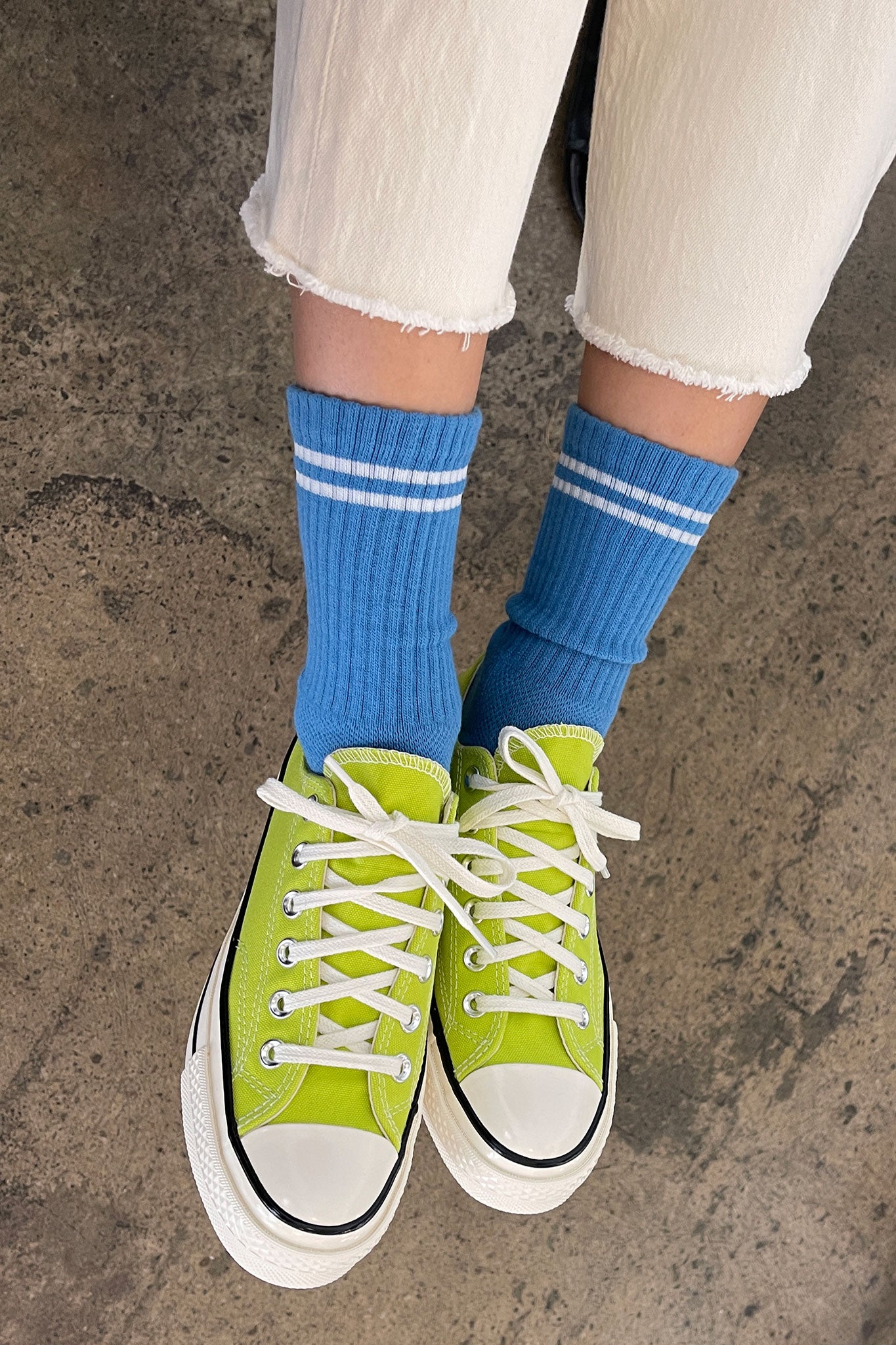     Le-Bon-Shoppe-Boyfriend-Socks-Ocean-Blue