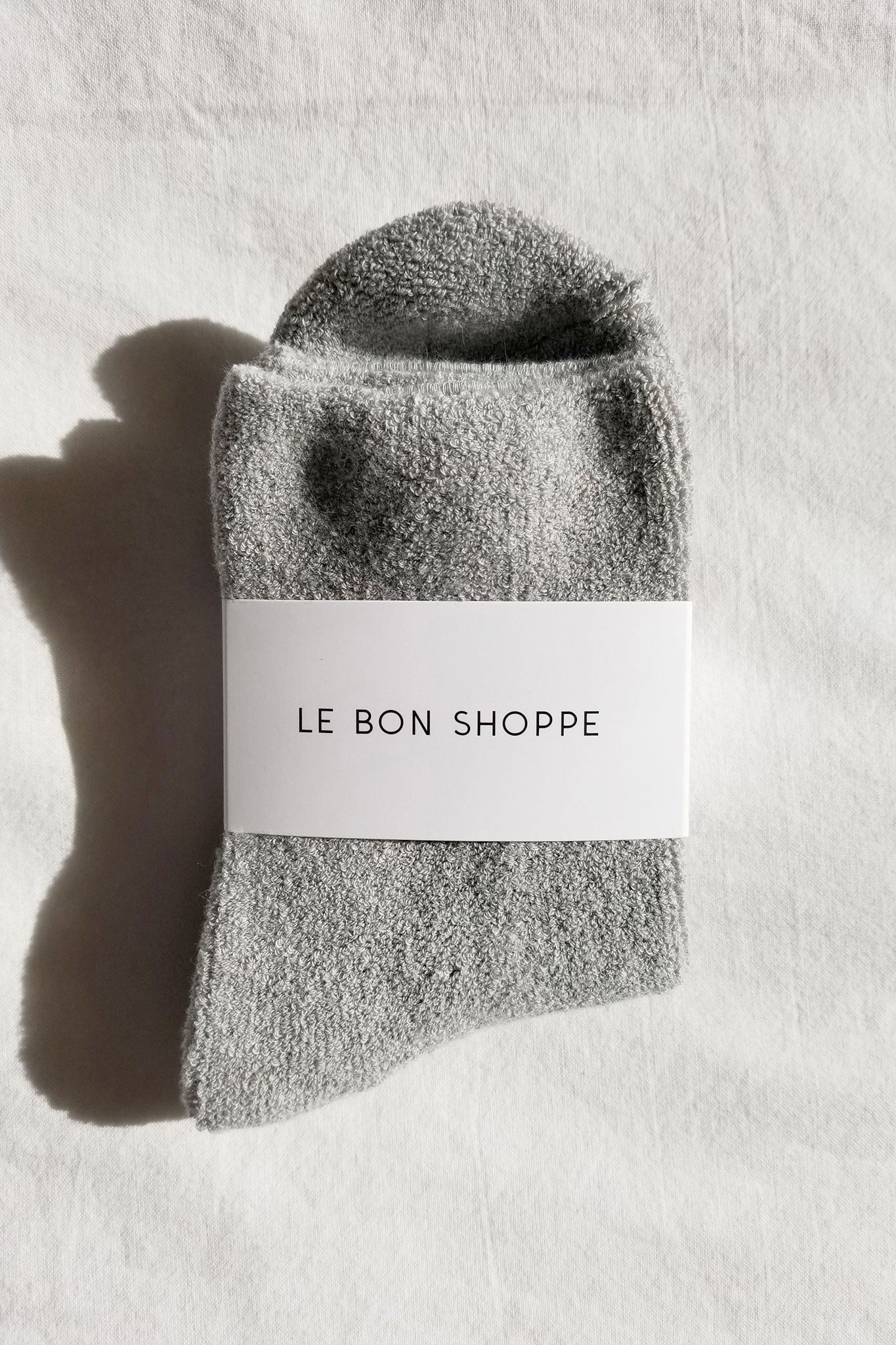 Le-Bon-Shoppe-Cloud-Socks-Heather-Grey