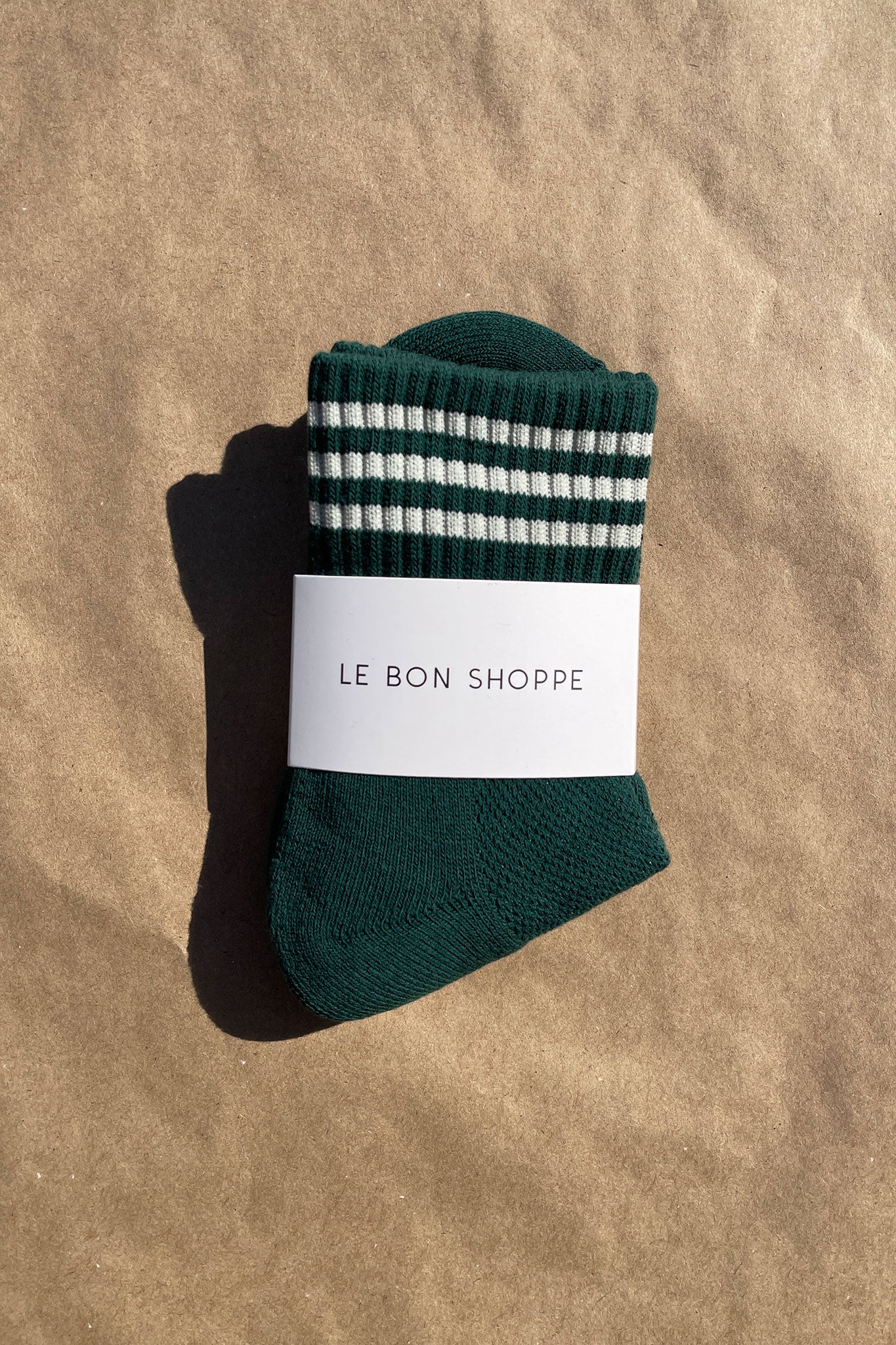    Le-Bon-Shoppe-Girlfriend-Socks-Hunter-Green