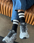    Le-Bon-Shoppe-Grandpa-Varsity-Socks-Black-Sugar-Stripe