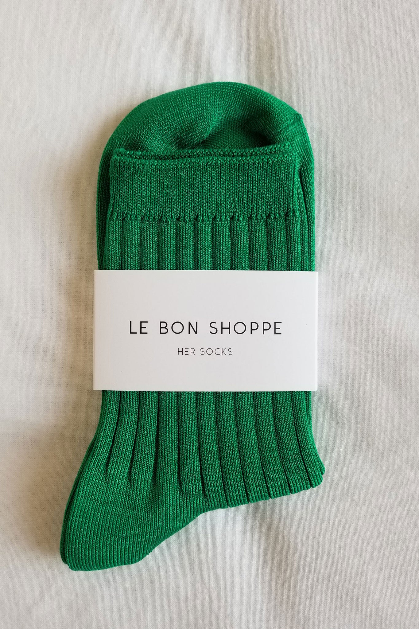 Le-Bon-Shoppe-Her-Socks-MC-Cotton-Kelly-Green