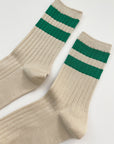    Le-Bon-Shoppe-Her-Varsity-Socks-Green