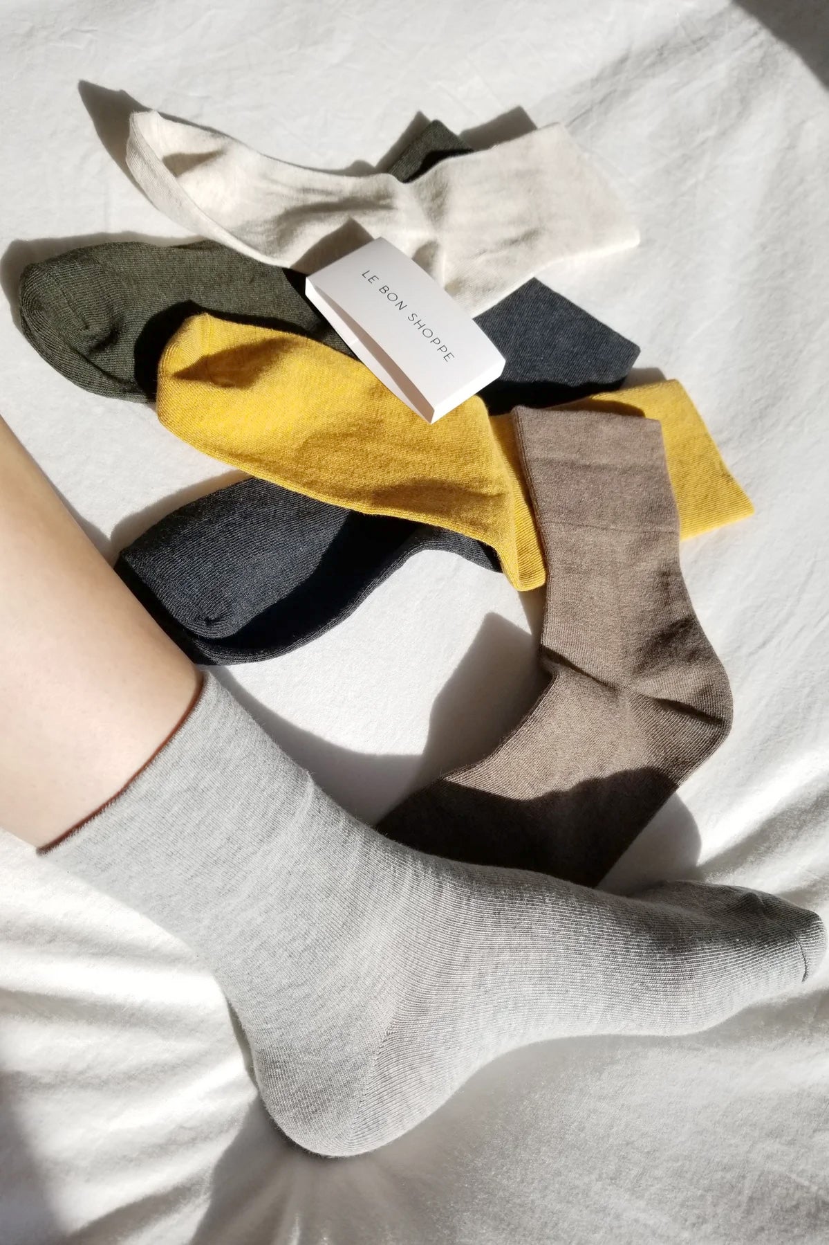 Le-Bon-Shoppe-Sneaker-Socks-Ht-Grey