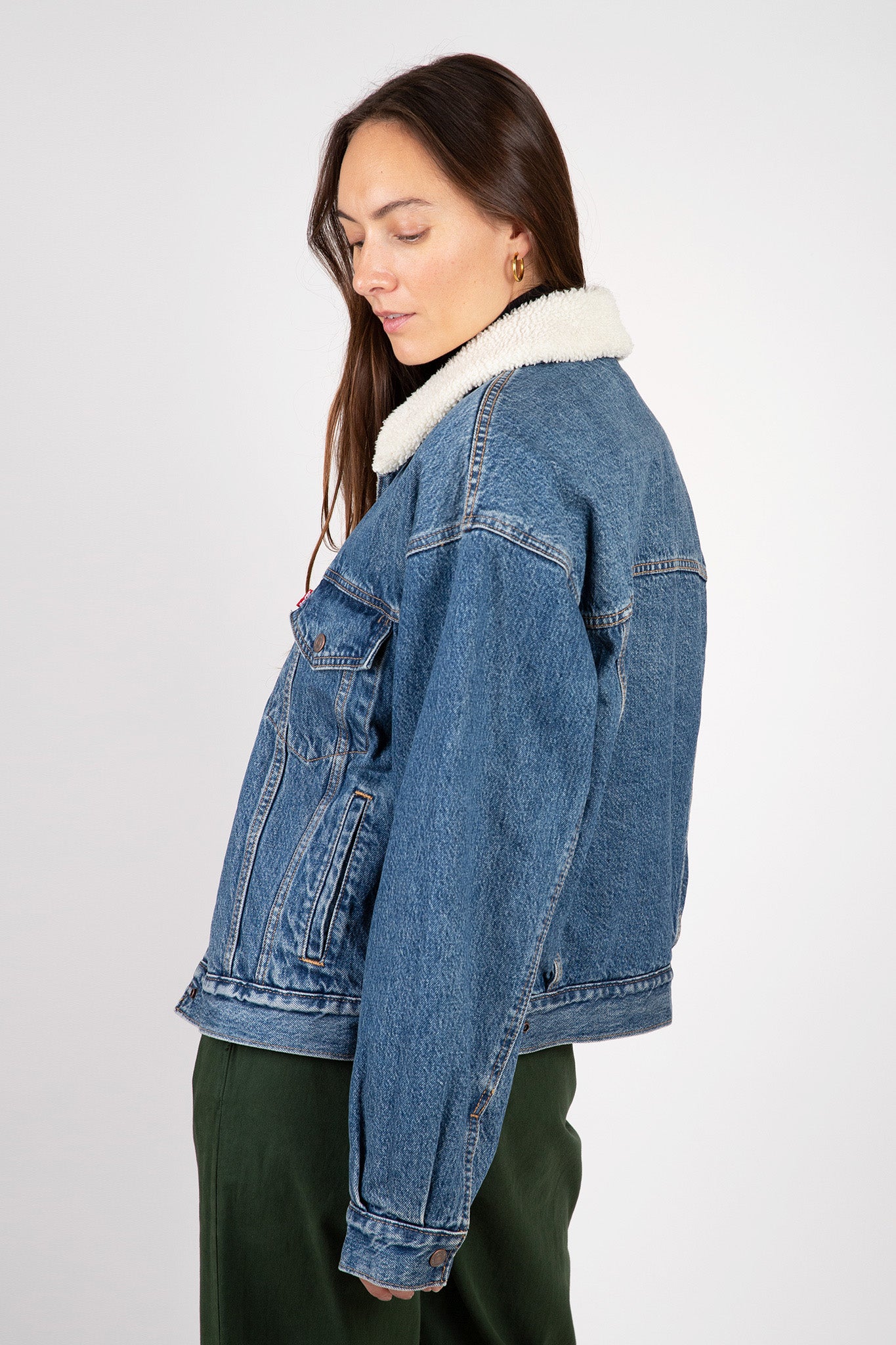 90s Sherpa Trucker Jacket Jackets &amp; Coats Levi&#39;s   