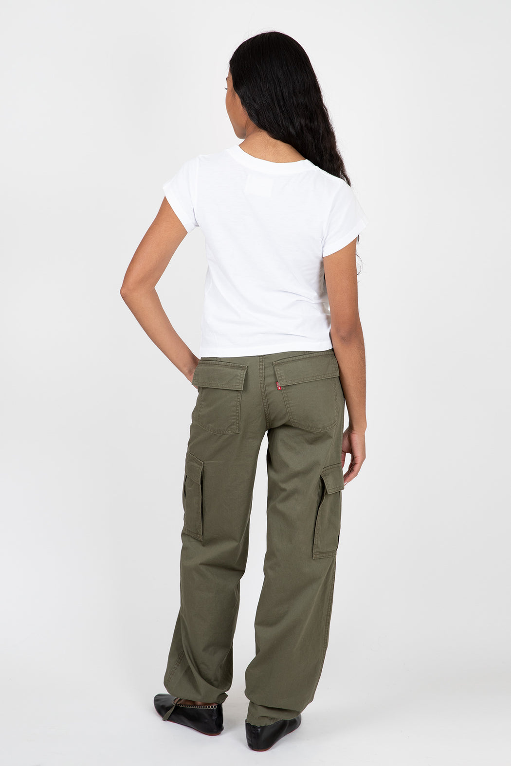 Levis-94-Baggy-Cargo-Pants-Army-Green
