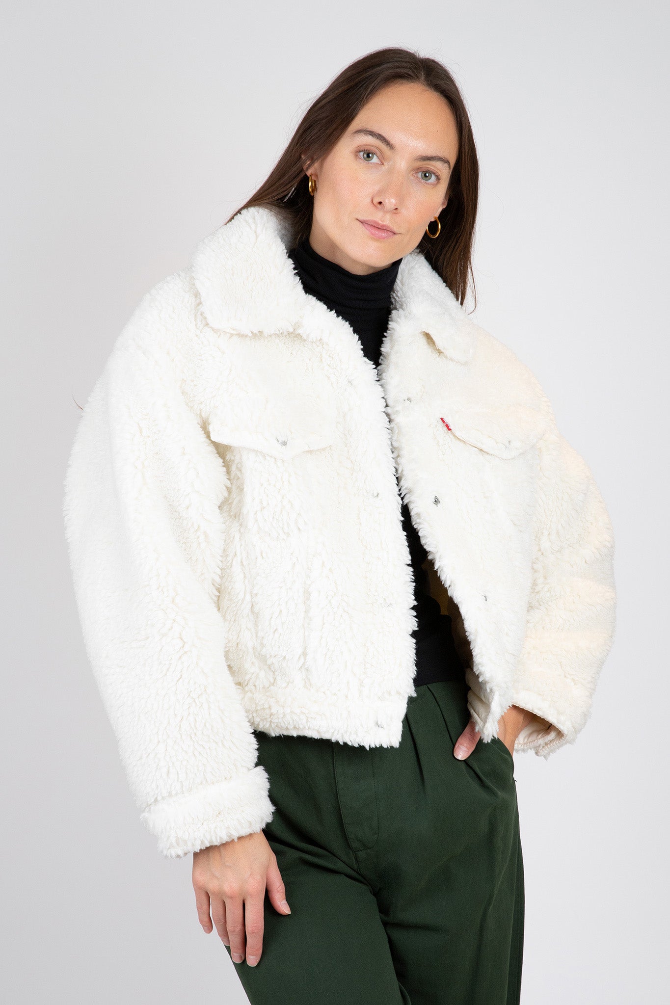 Baby Bubble Sherpa Trucker Jacket Jackets &amp; Coats Levi&#39;s   