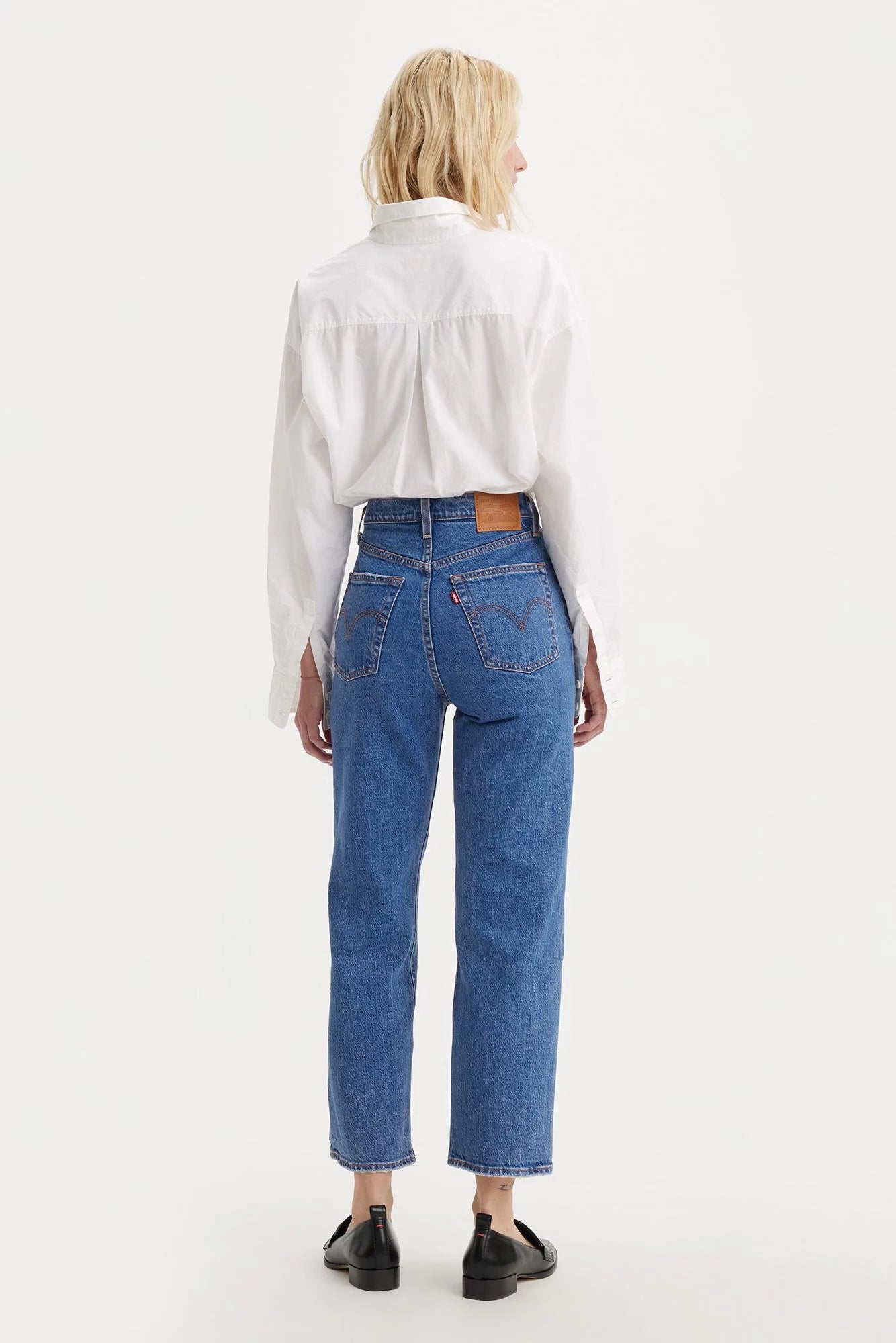 Ribcage Straight Ankle Jeans Pants Levi&#39;s   