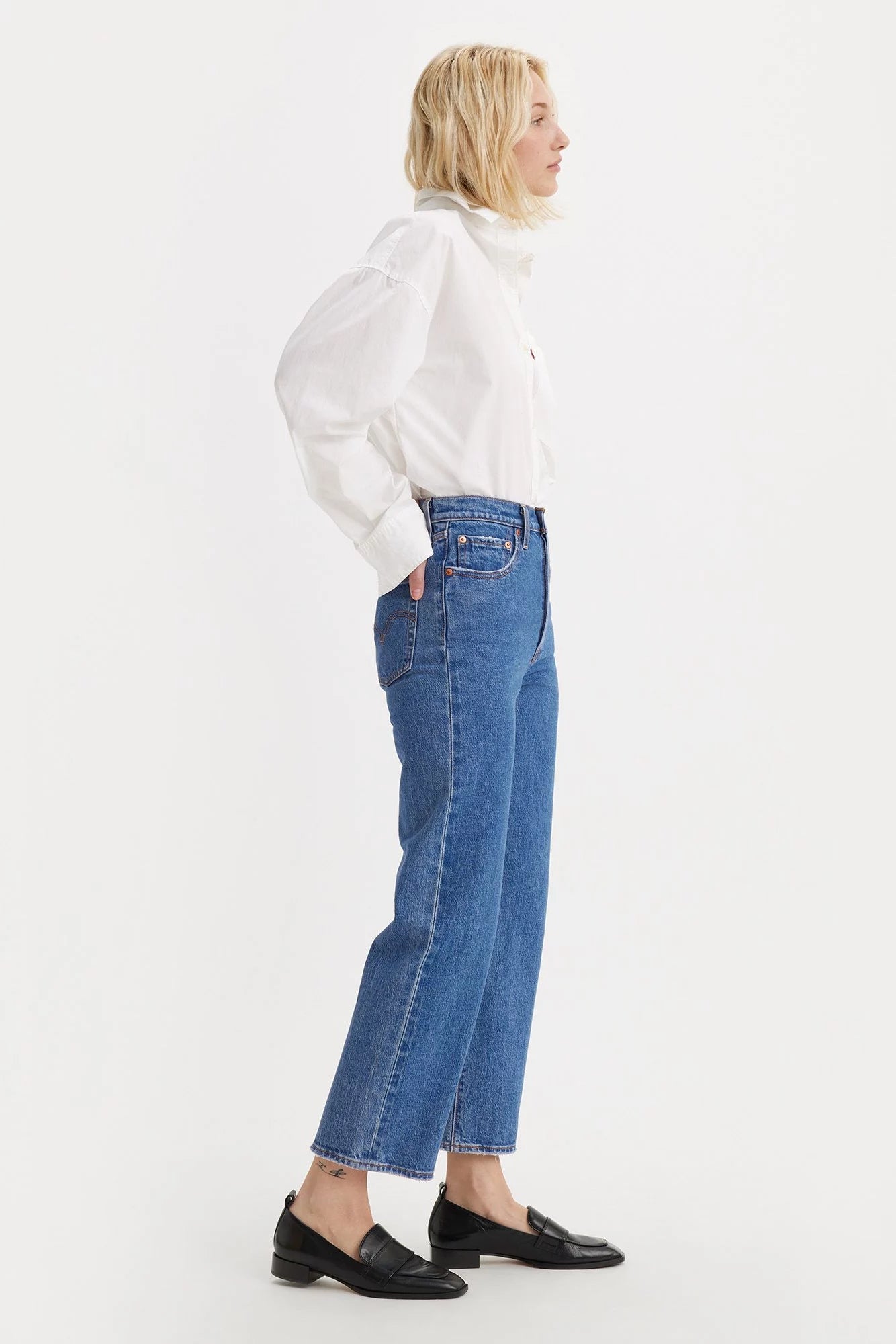 Ribcage Straight Ankle Jeans Pants Levi's   