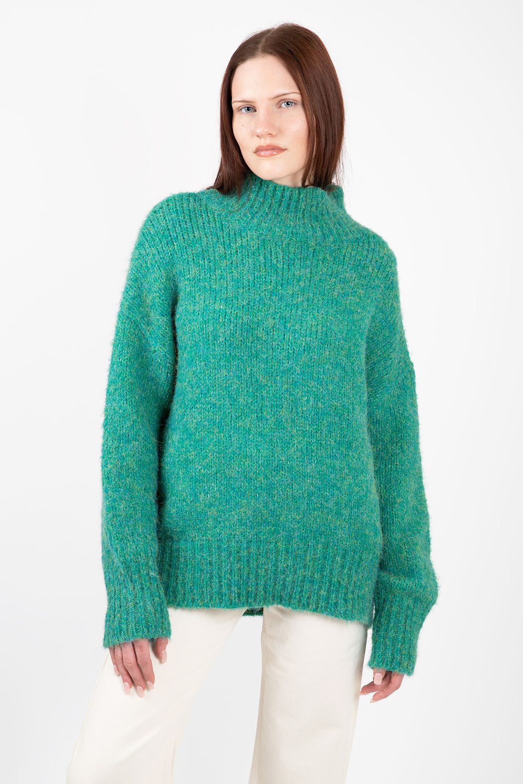 Lyla-Luxe-Aggie-Mockneck-Sweater-Emerald-Green