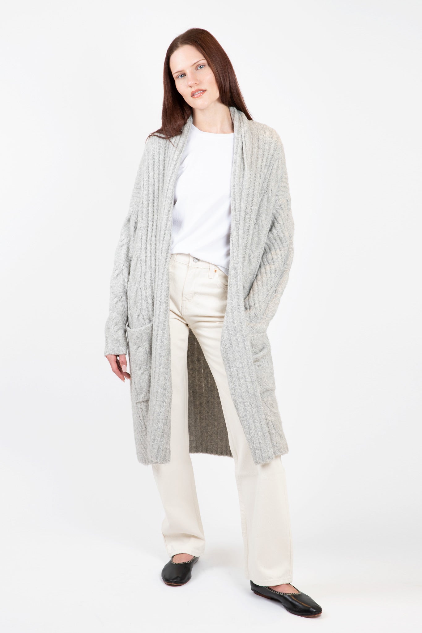 Lyla-Luxe-Birch-Long-Cable-Cardigan-Light-Grey-Marl
