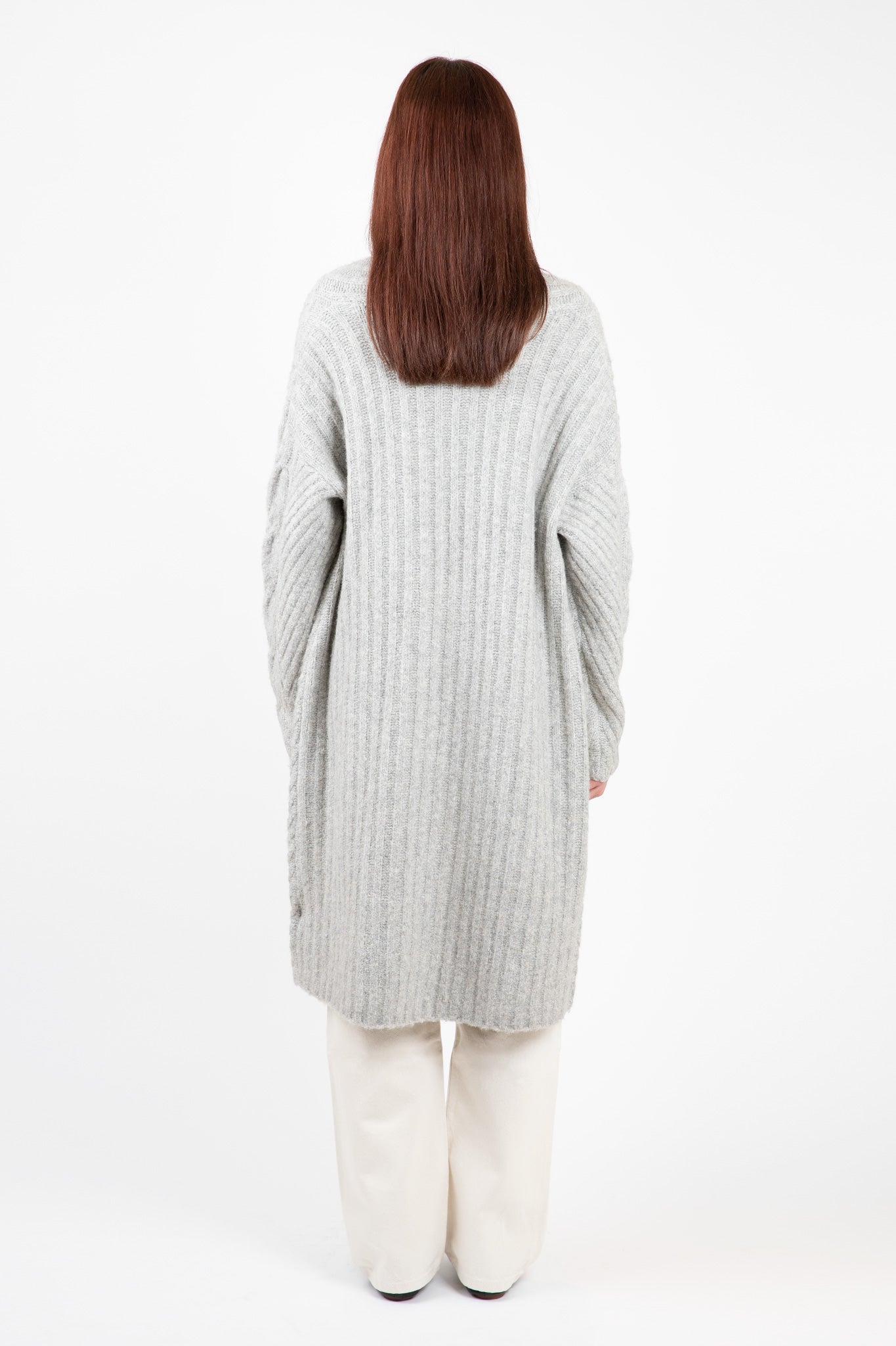 Lyla-Luxe-Birch-Long-Cable-Cardigan-Light-Grey-Marl