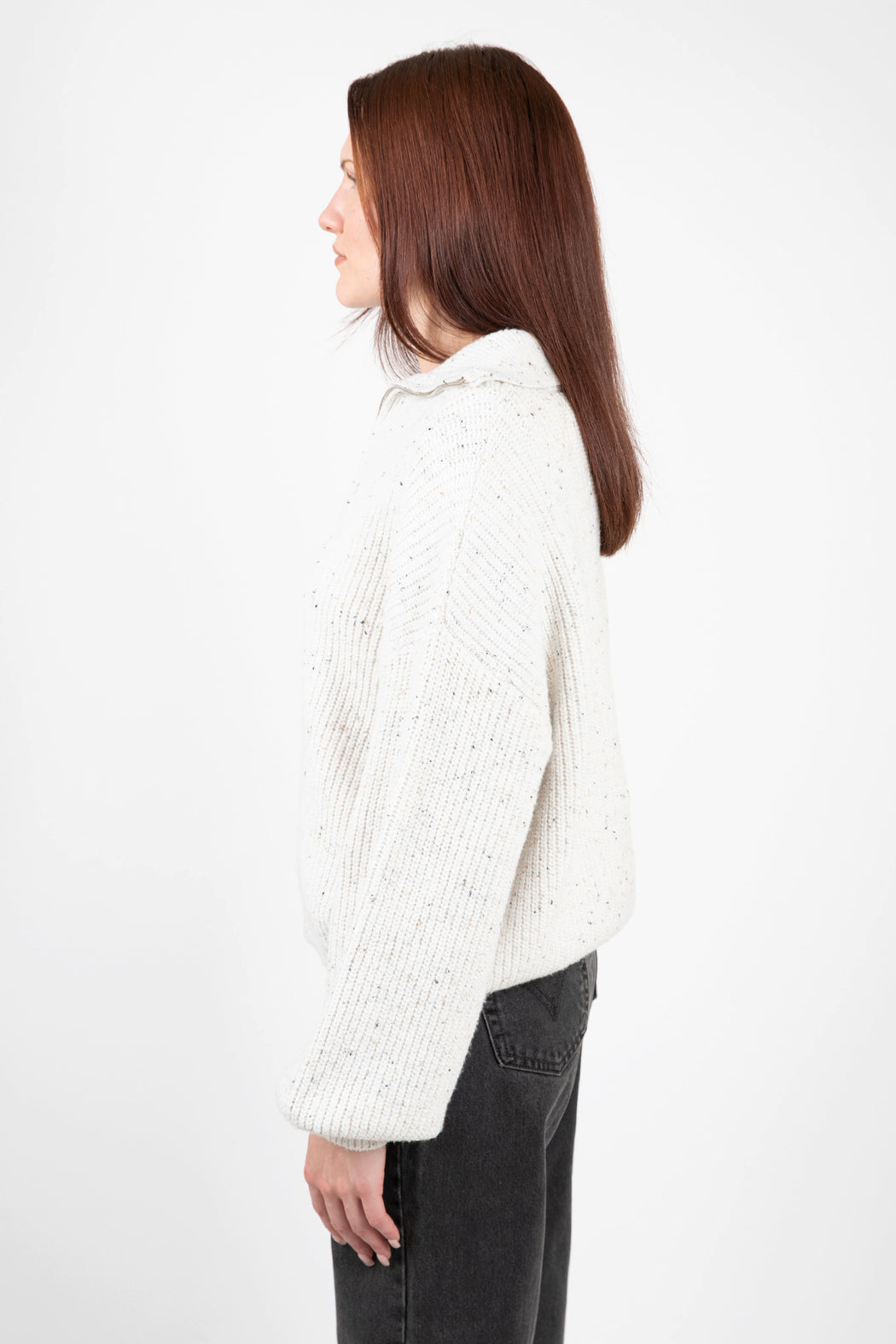       Lyla-Luxe-Chase-3-4-Zip-Sweater-Off-White