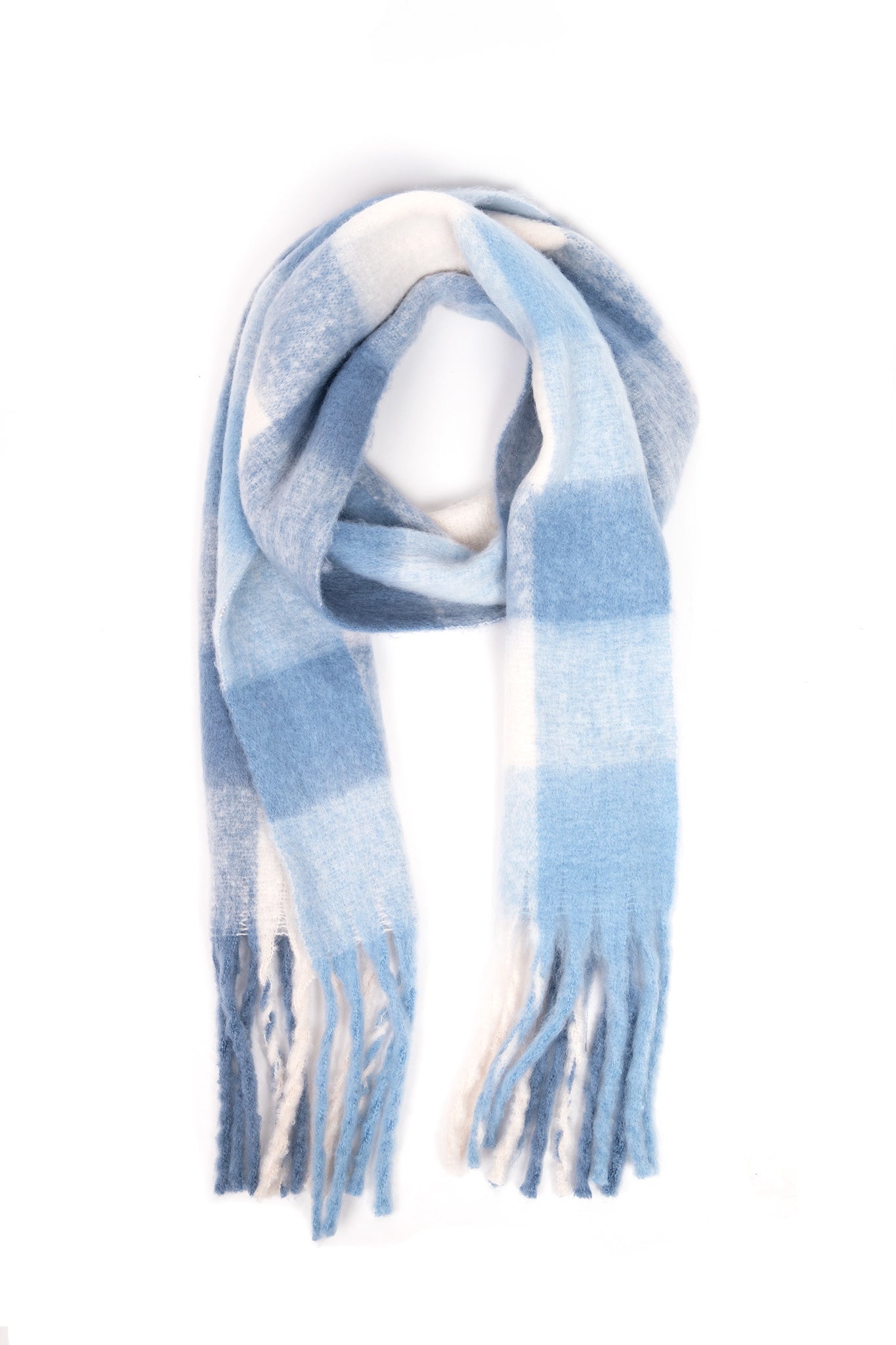Lyla-Luxe-Check-Scarf-Blue