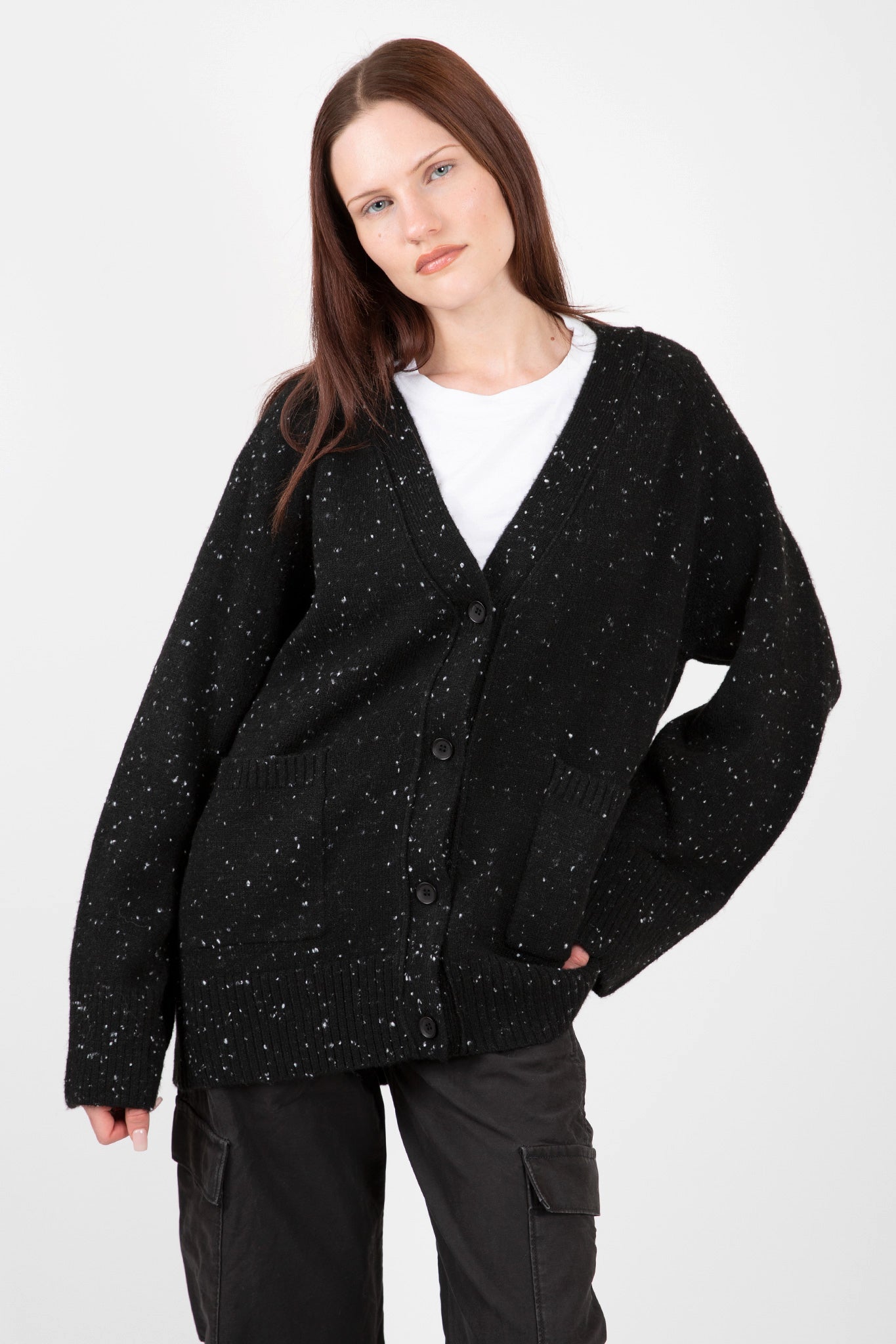 Lyla-Luxe-Shiela-Long-Cardigan-Black-Fleck