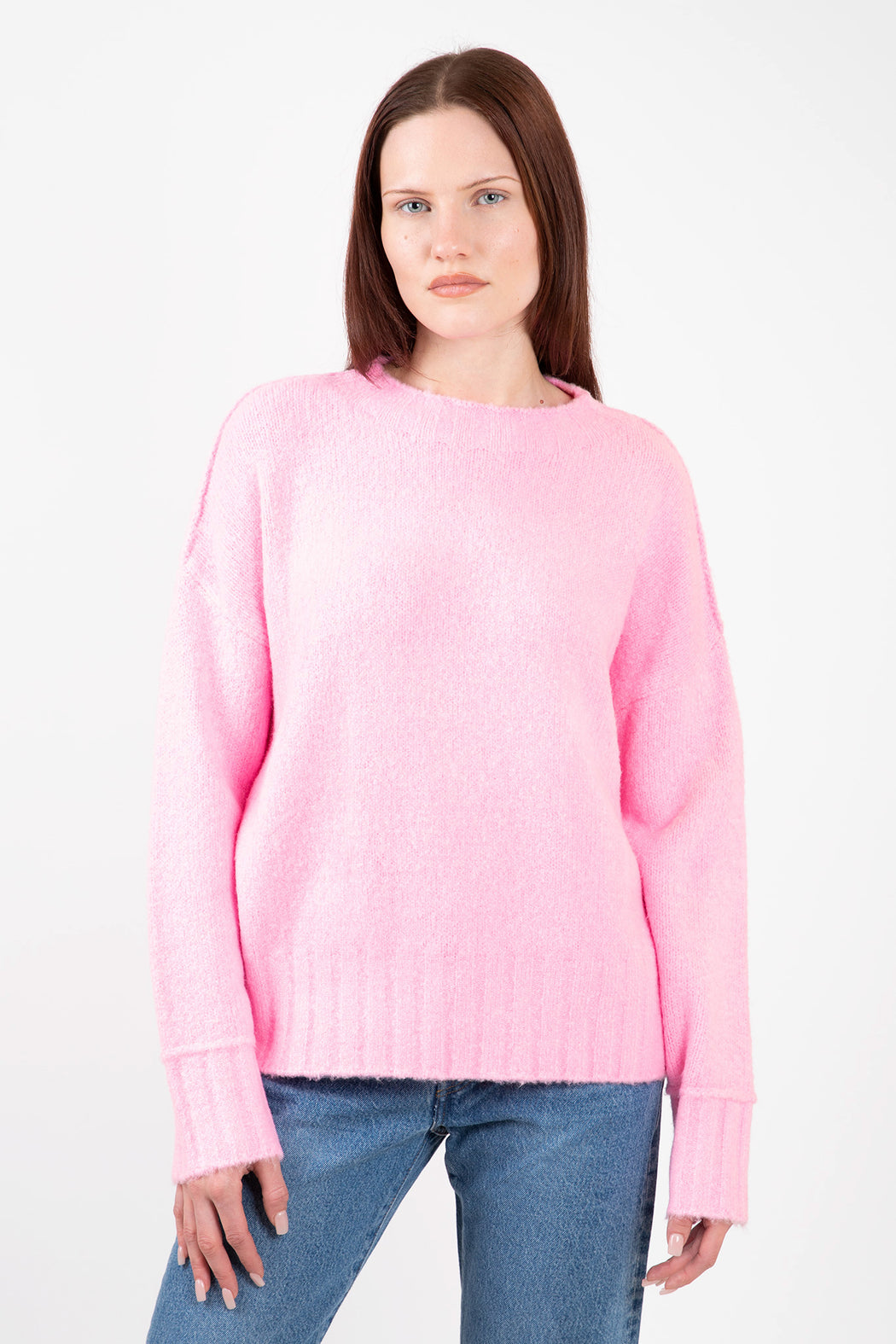 Lyla-Luxe-Tanya-Ribbed-Cuff-Sweater-Pink