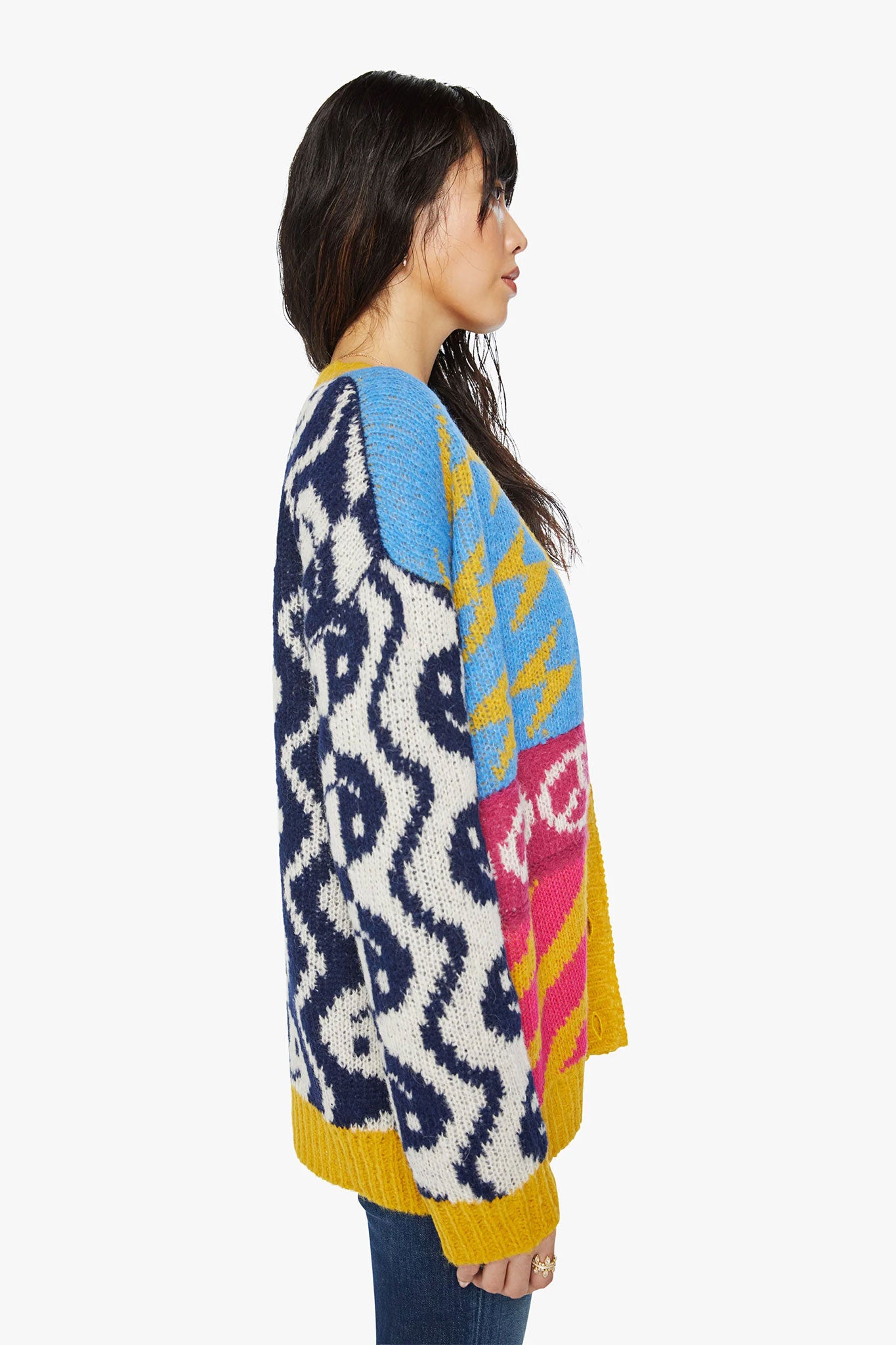 MOTHER-The-Long-Drop-Cardigan-Happy-And-Sad