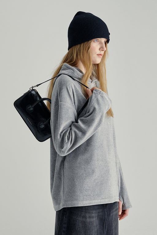 Marge-Sherwood-Zipper-Small-Bag-Black-Crinkle