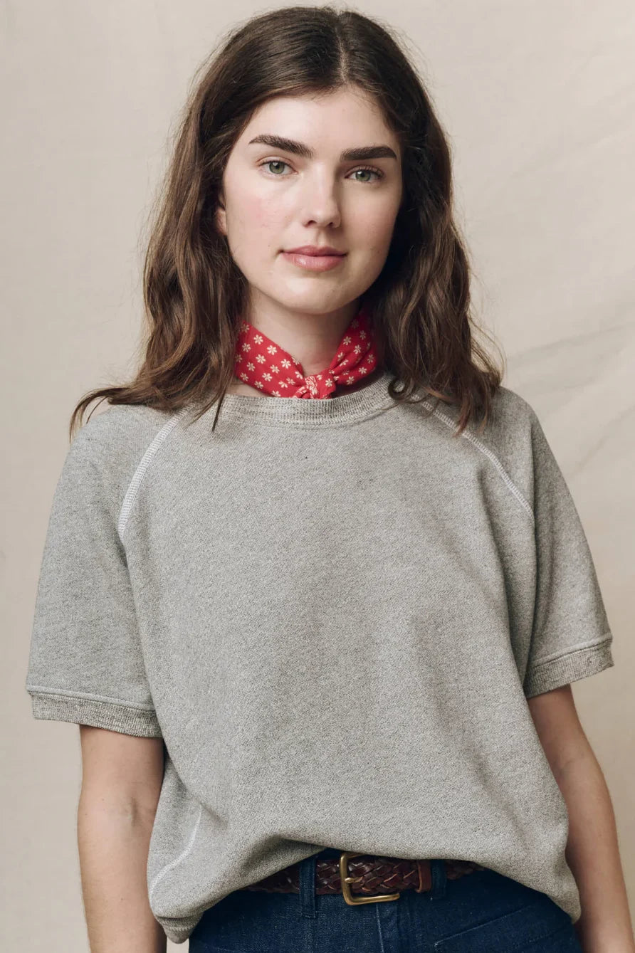 The Short Sleeve Sweatshirt Sweaters & Knits The Great