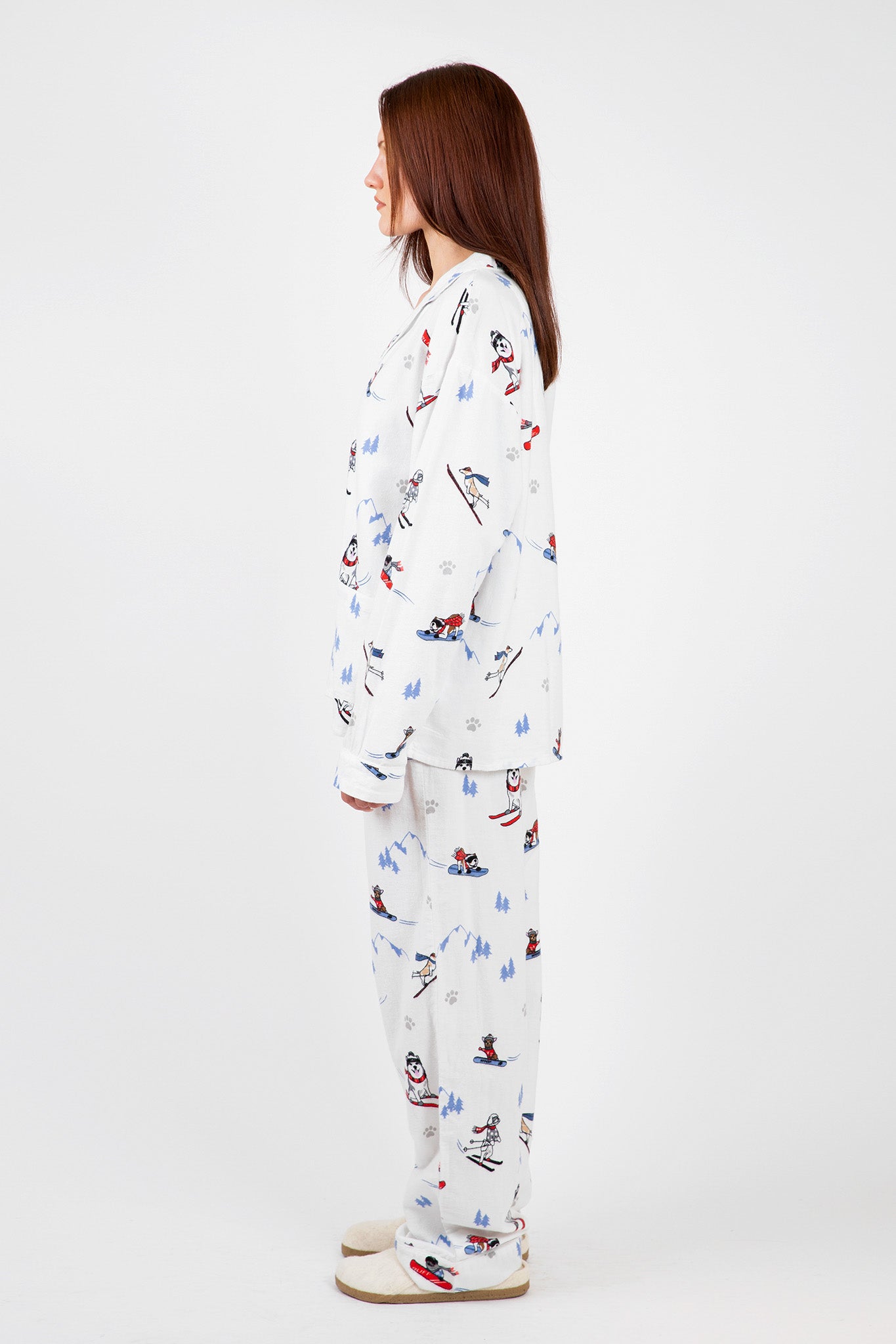    PJ-Salvage-Flannels-PJ-Set-Snow-White