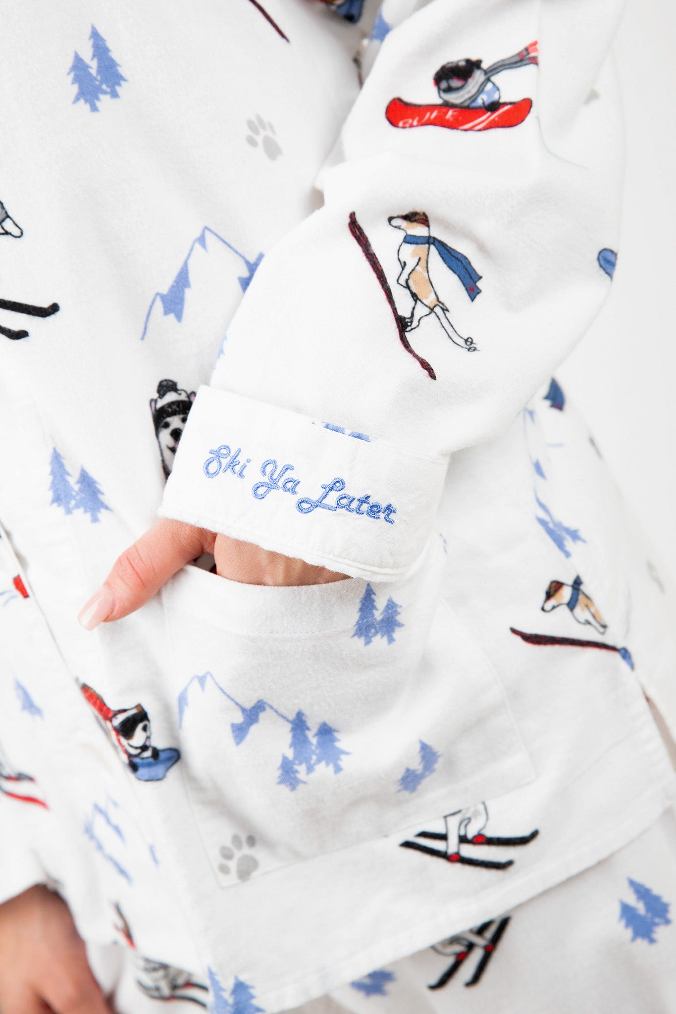    PJ-Salvage-Flannels-PJ-Set-Snow-White