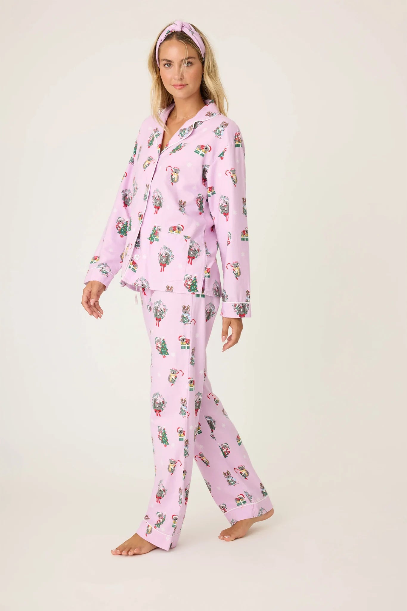Koality Holiday Flannel PJ Set Sleepwear P.J. Salvage   