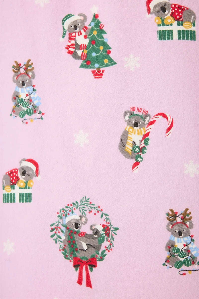 Koality Holiday Flannel PJ Set Sleepwear P.J. Salvage   