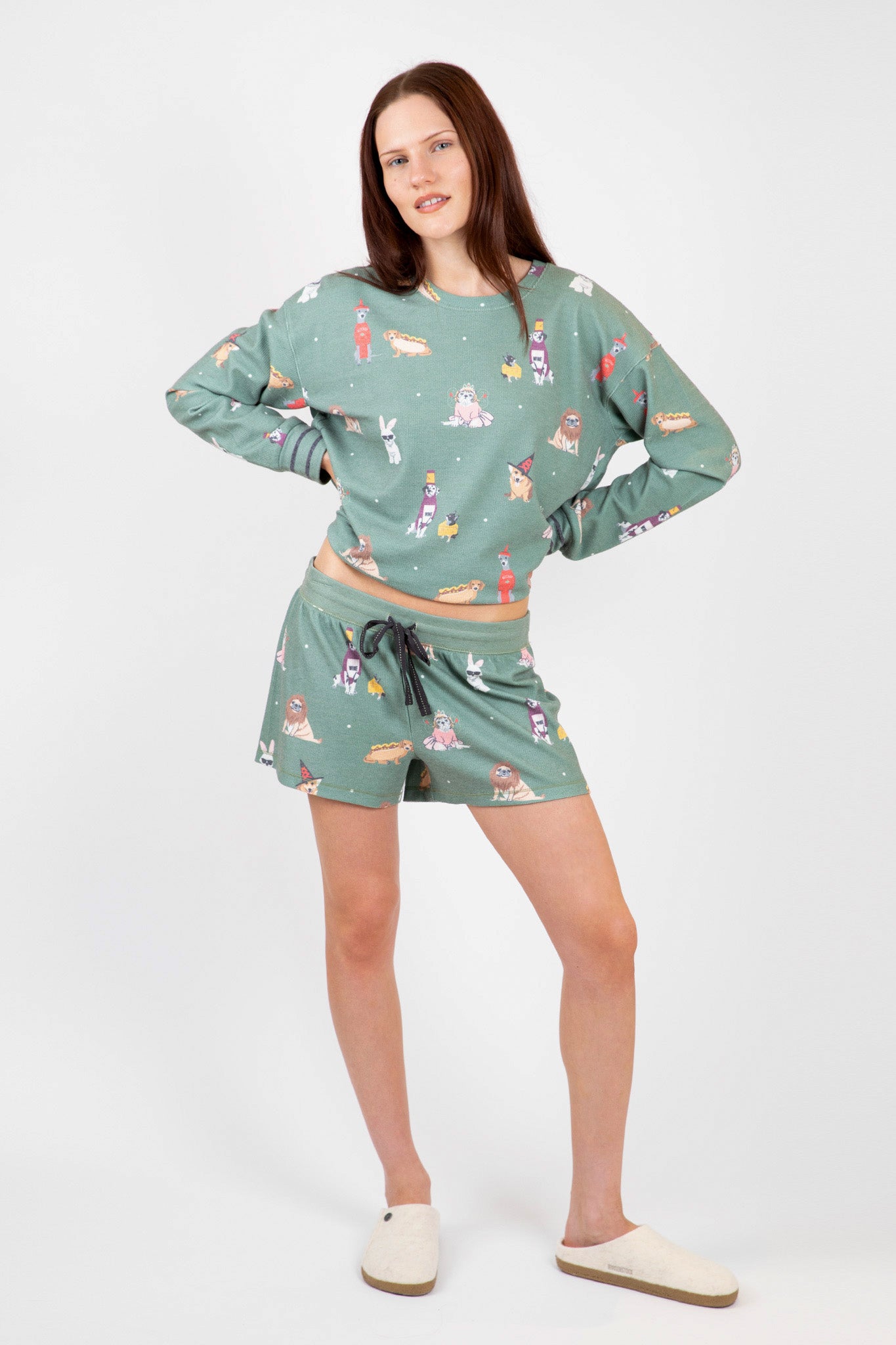    PJ-Salvage-My-Dog-is-My-Boo-Short-Olive