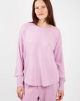 PJ-Salvage-Peachy-Color-Long-Sleeve-Top-Lilac-Mist