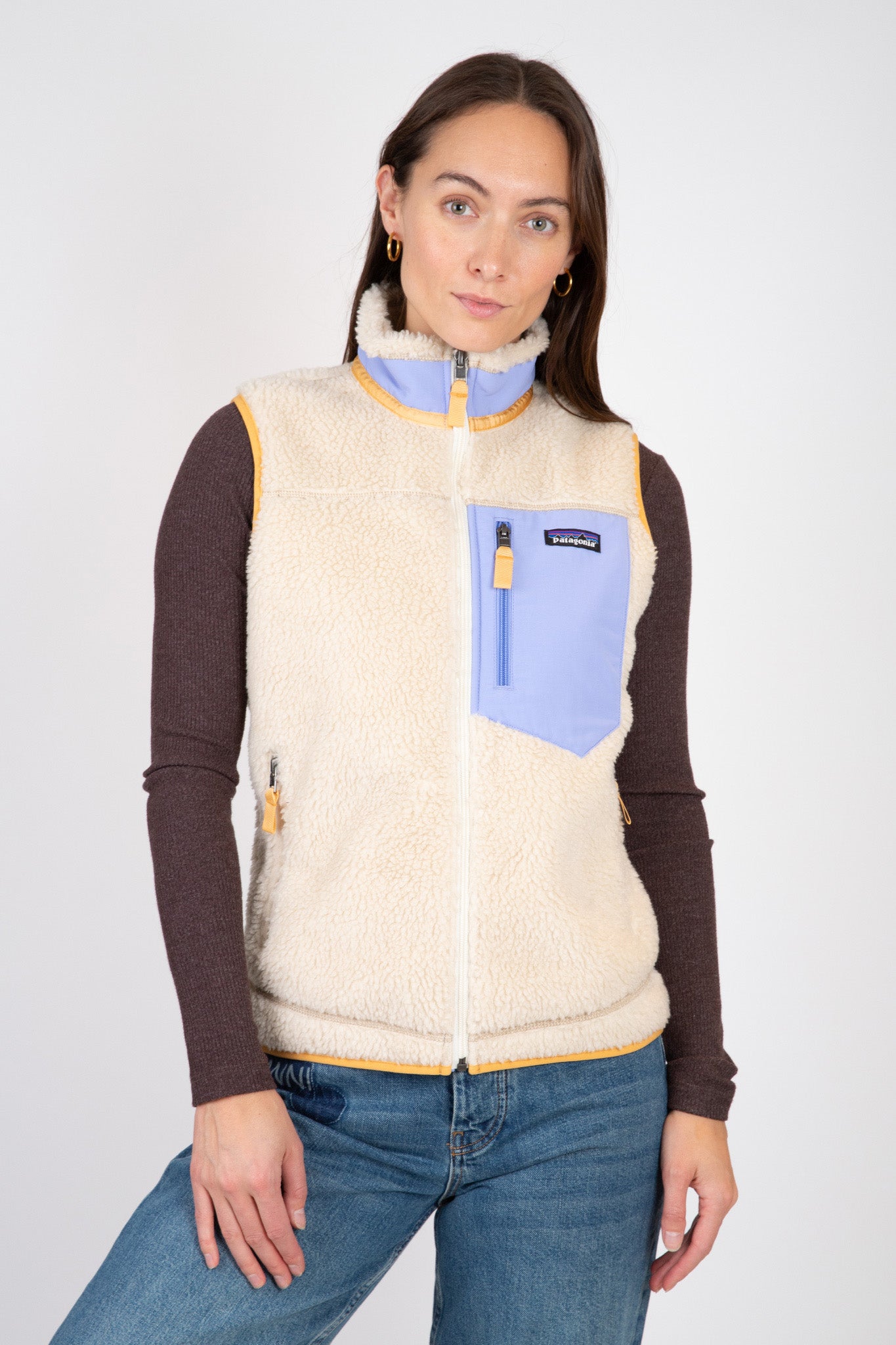 Patagonia-Classic-Retro-X-Fleece-Vest-Dark-Natural-w-Pale-Periwinkle