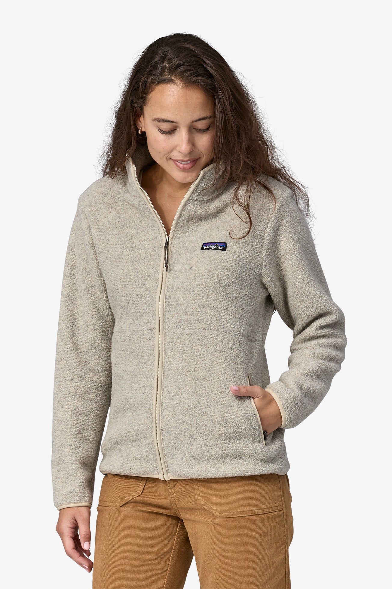 Patagonia-Reclaimed-Fleece-Jacket-Natural