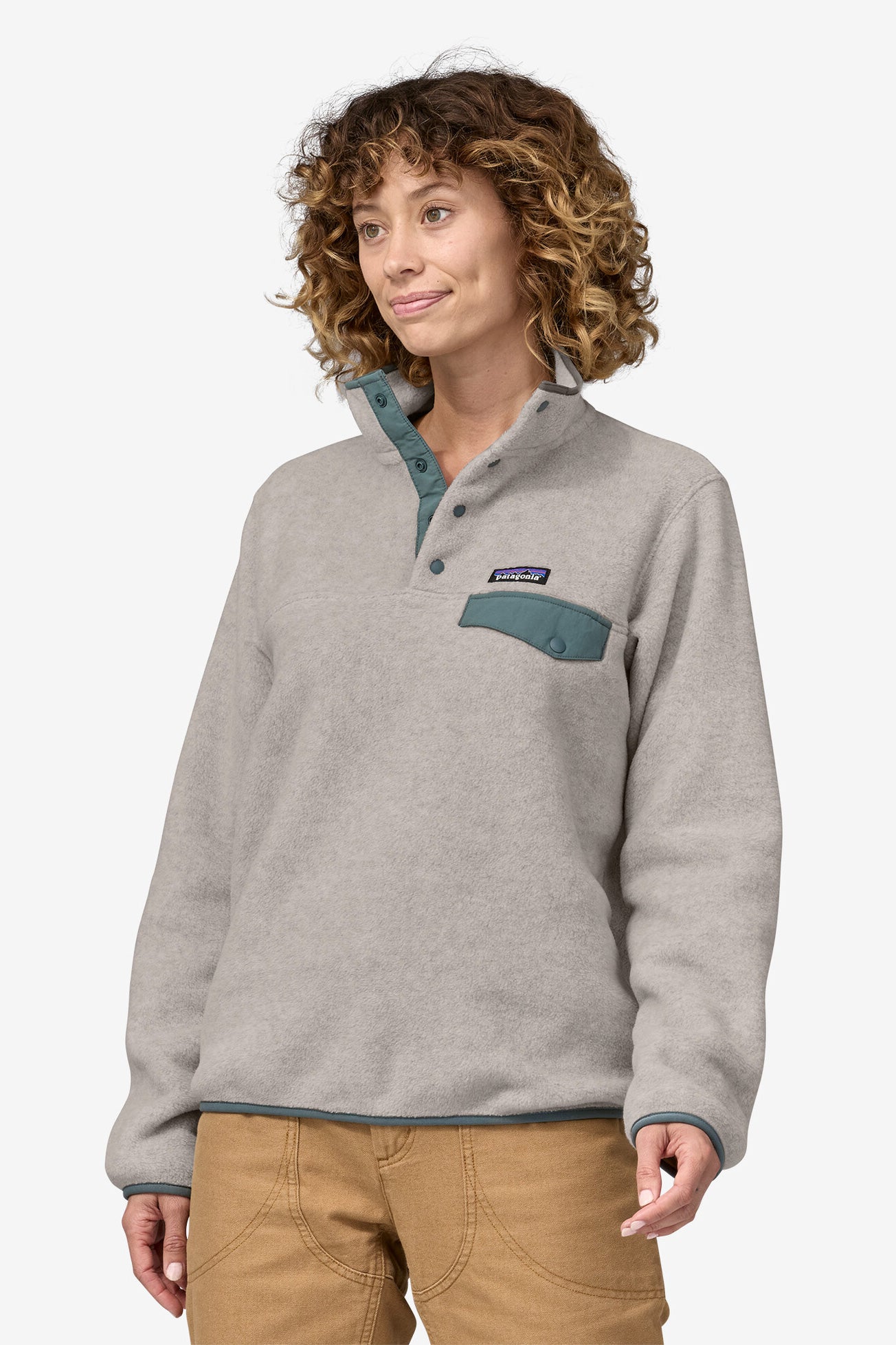    Patagonia-Synchilla-Snap-T-Fleece-Pullover-Oatmeal