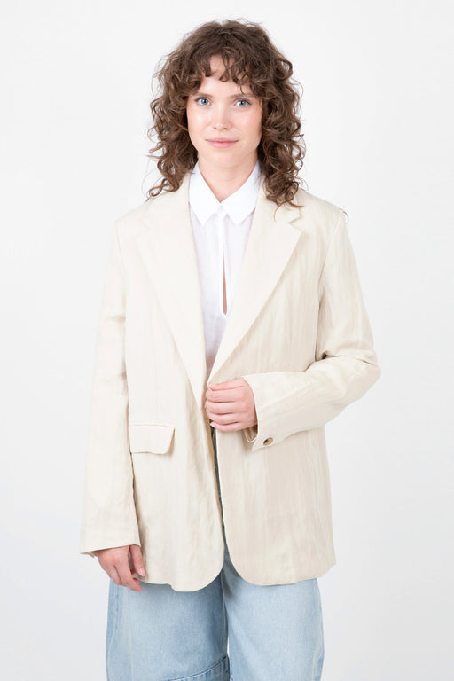 Samsoe-Samsoe-Haven-Blazer-Brown-Rice