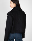 Carver Cropped Coat Jackets & Coats STAUD   