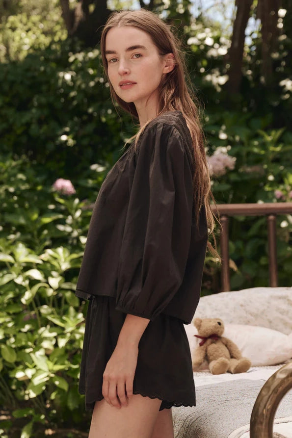 The Eyelet Button Sleep Top Sleepwear The Great