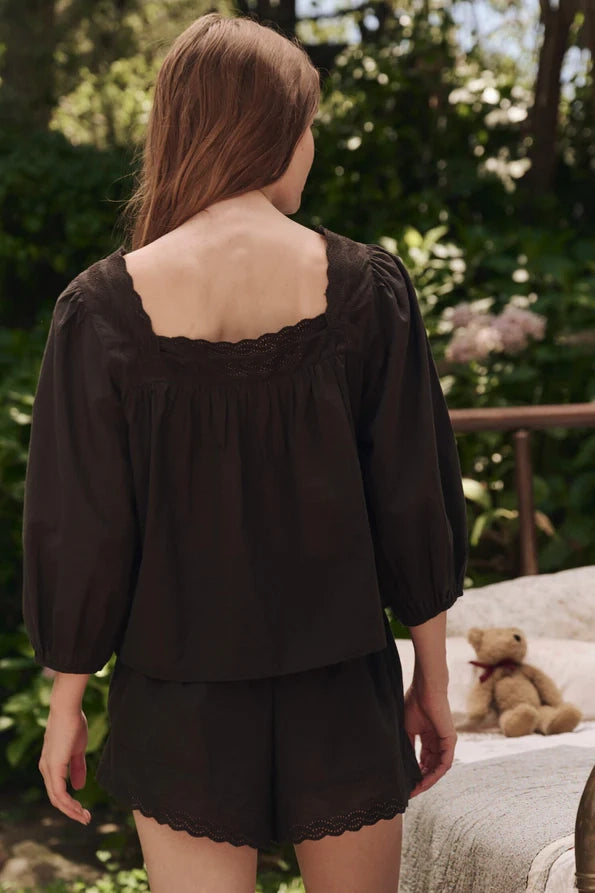 The Eyelet Button Sleep Top Sleepwear The Great