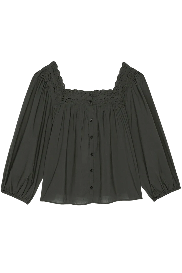 The Eyelet Button Sleep Top Sleepwear The Great