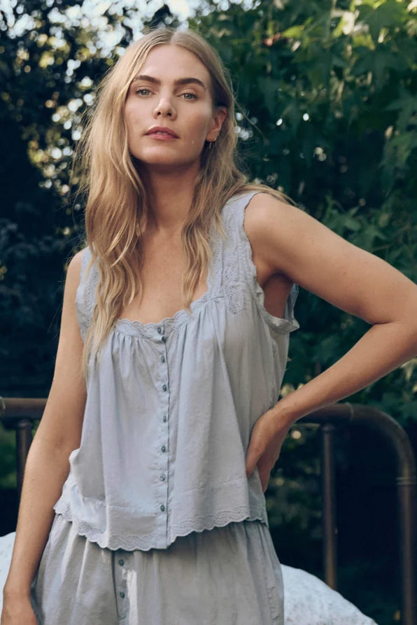 The Eyelet Tank Sleepwear The Great