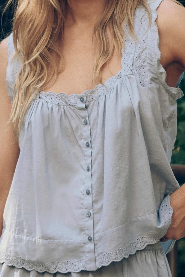 The Eyelet Tank Sleepwear The Great