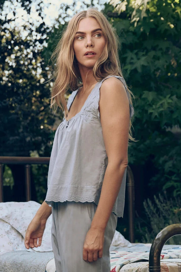 The Eyelet Tank Sleepwear The Great