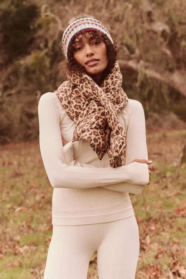 The Down Quilted Puffer Scarf Accessories The Great   